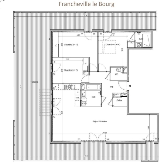  Annonces VIENNE : Appartement | FRANCHEVILLE (69340) | 105 m2 | 785 000 € 